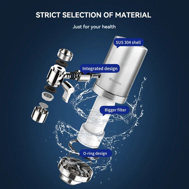 Stainless Steel Faucet Filter for Clean Water - InspiredGrabs.com